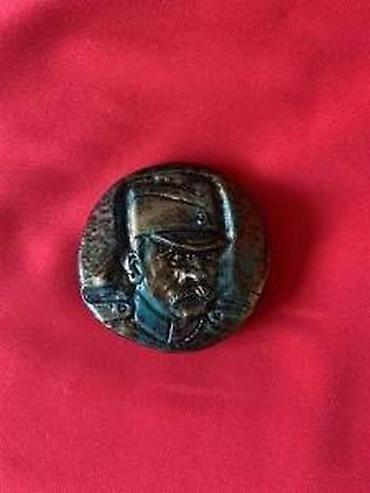 Značke, ordenje i medalje: GIPSANI MAGNET ZA FRIŽIDER ŽIVOJIN MIŠIĆ RUČNI RAD | Magnet za — 12