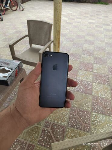 Apple iPhone: IPhone 7, 256 GB, Black Titanium, Barmaq izi