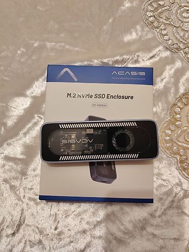 brend çanta: Acasis firmasına məxsus Xarici SSD M2 oxuducu,yenidir işlənməyib heç — 2