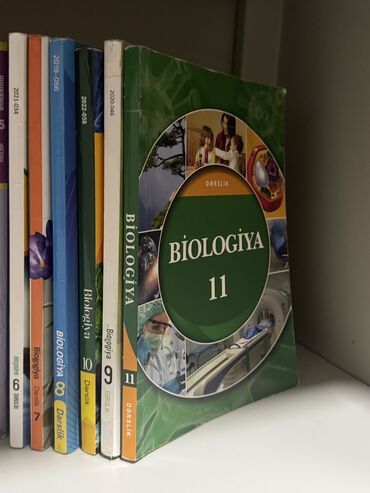 biologiya kitabi pdf: Biologiya 6-7-8-9-10-11 tek tek ve ya umumi sekilde satilir umumi