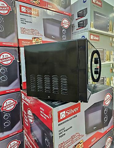 Mikrodalğalı sobalar: Mikrodalğalı soba Silver, Ayrıca dayanan, Mikrodalğalar ilə, rəng - Qara, Yeni — 10