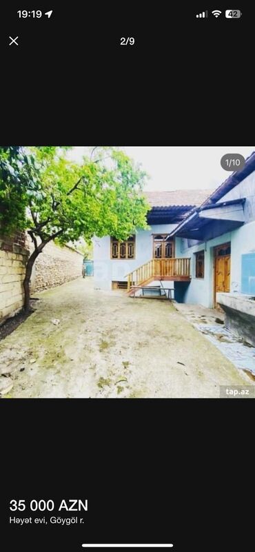 lokbatan heyet evi: 4 otaqlı, 150 kv. m, Kredit var, Orta təmir