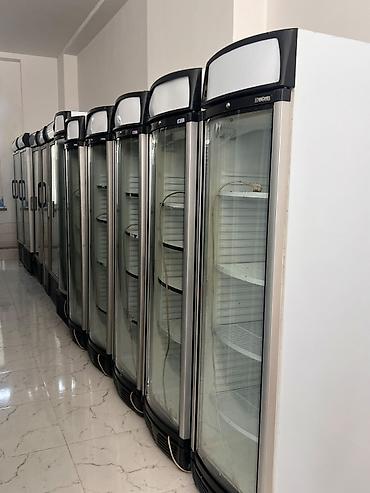 Soyuducu avadanlığı: - Şüşə vitrinli, tək qapılı kommersiya soyuducuları - Həcmlər: 50 — 5