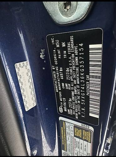 Kia: Kia Optima: 2019 г., 2.4 л, Автомат, Бензин, Седан — 12