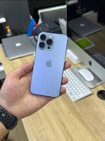 ikinci el 13 pro: IPhone 13 Pro, 128 GB, Mavi, Zəmanət, Simsiz şarj, Face ID