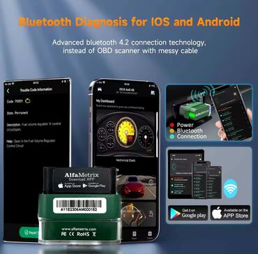 Alati za automobile: Novo - AlfaMetrix Bluetooth OBD2 skener Novo - AlfaMetrix Bluetooth — 5