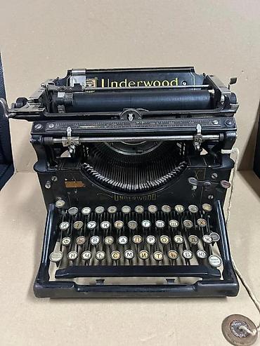vojne stvari: Underwood mehanička pisaća mašina – ruska/ćirilična tastatura - — 8
