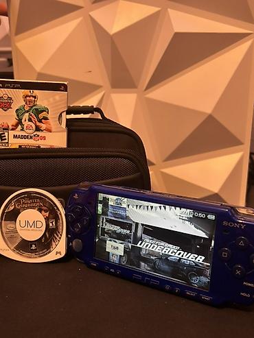 купить psp go: Sony PSP 2000 ideal (PlayStation Portable) – mavi rəng - Rəng: Parlaq — 7
