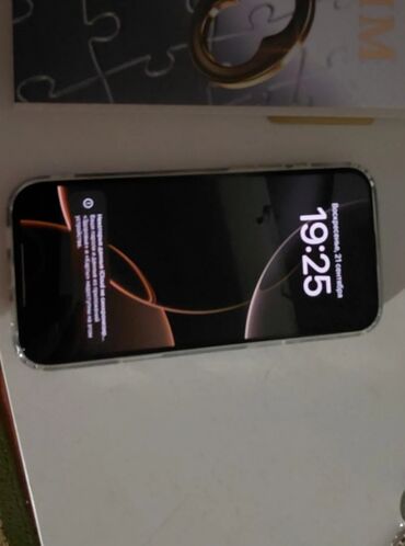 Apple iPhone: IPhone 16 Pro Max, Б/у, 256 ГБ, Natural Titanium, Чехол, Зарядное устройство, Защитное стекло, 100 %
