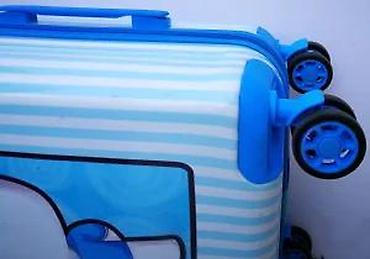 Rančevi, torbe i koferi: Dečji kofer na točkiće – “Happy Children” - Čvrsta ABS/plastik — 11