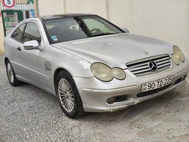zor maşın şəkilləri: Mercedes-Benz C 200: 2 l | 2001 il Kupe
