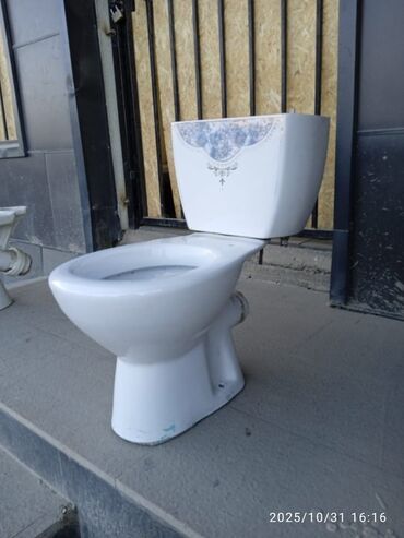 унитазы новые: Унитаз Полго орнотуу, Колдонулган, Материалы: Фаянс