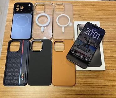 Apple iPhone: IPhone 15 Pro Max, 256 GB, Natural Titanium — 15