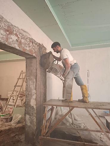 Beton işləri: Beton və dəmir-betonlarda almaz karotla deşik açma və kəsim xidməti — 7