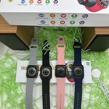 Наручные часы: Apple Watch ⚜️4-Reng var qara rozvu goy gumuş ⚜️Sosial şəbəkə — 6