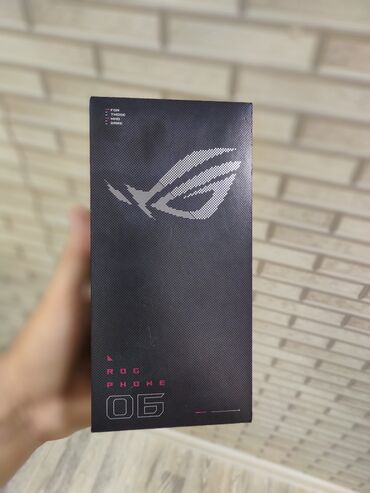 telefon ratsiya: Asus ROG Phone 6, 256 GB, rəng - Qara, Barmaq izi, İki sim kartlı, Sensor