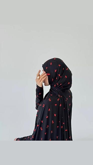 Повседневные платья: Повседневное платье, Made in KG, Осень-весна, Длинная модель, Трикотаж, Оверсайз, XL — 3