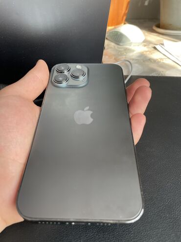 цум бишкек телефоны бу: IPhone 13 Pro Max, Б/у, 256 ГБ, Black Titanium, Защитное стекло, Чехол, Кабель, 80 %