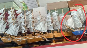 Gəmi modelləri: Gemı suvenırı. Yeni.olculere görə qiymət — 16