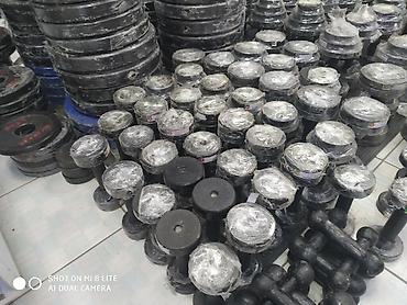 Гантели: Гантели Блины для штанги Грифы Штанги Разборые Новые, 1 до 30 — 1