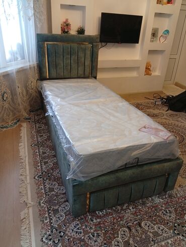 Təknəfərlik uşaq çarpayıları: Oğlan və qız üçün, Çarpayı, Bazalı, Matras ilə, Siyirməsiz — 23