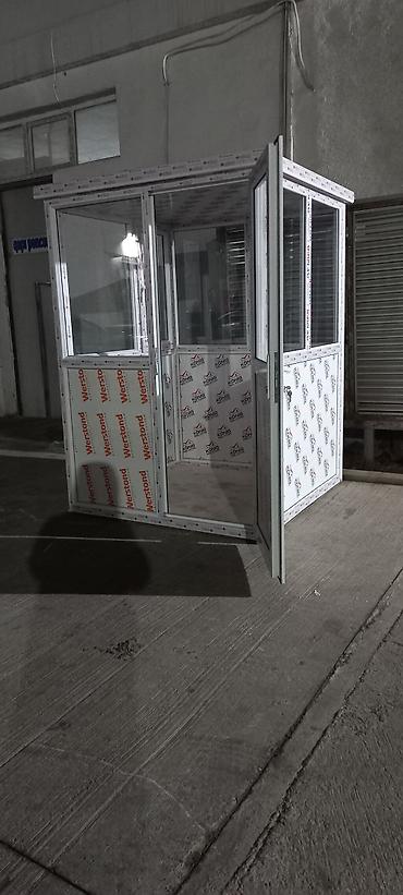 Butkalar, köşklar: Mühafi̇zə butkasi. 
Plasti̇k. 150x250x hündürlük 220 sm — 2