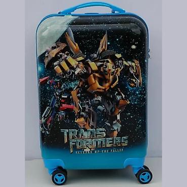 Rančevi, torbe i koferi: Dečiji putni kofer sa temom Transformersa, idealan za male putnike — 1