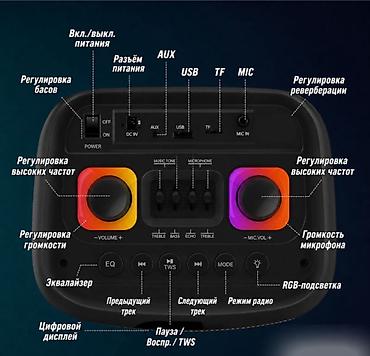 rant ace: Портативная Bluetooth караоке колонка Acike AK-101 с микрофоном Купить — 4