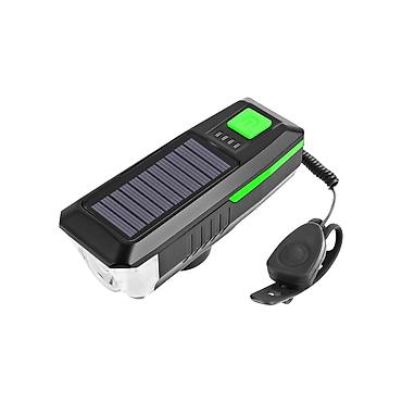 gitara kabel: Günəş enerjisi ilə yüklənən velosiped feneri və siqnal - 2-si 1-də — 7