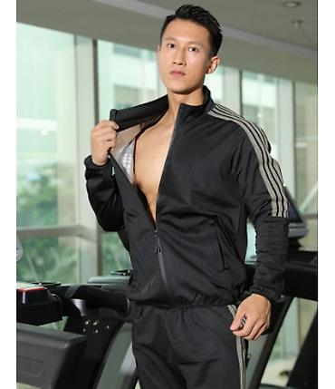 костюм сауны: Спортивный костюм, Худи, Штаны, Китай, M, L, XL — 2