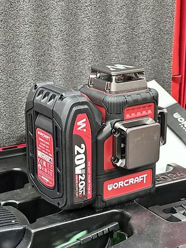 Лазерный нивелир WORCRAFT на аккумуляторе 20V - Питание