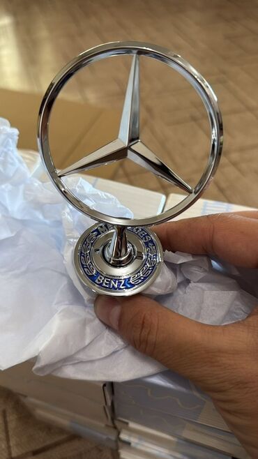 значок w210: Эмблема Mercedes-Benz из хромированного металла, предназначенная для