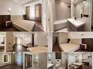 Квартиры: 3 комнаты, 75 м², Асанбай мкр Элитка, 10 этаж, Дизайнерский ремонт — 8