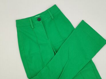 Bershka, Material trousers for women, size 2XS