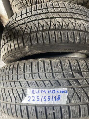 щины зимние: Шины 225 / 55 / R 18, Зима, Б/у, Комплект, Легковые, Kumho