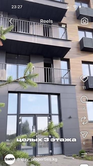 the level: 1 комната, 54 м², Кок-Жар ж/м Элитка, 3 этаж, ПСО (под самоотделку) — 4