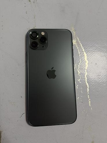 IPhone 11 Pro, Б/у, 256 ГБ, Matte Midnight Green, Чехол, Кабель, 75 %