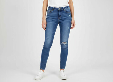 jeansy damskie boyfriend allegro: SZACHOWNICA, Jeansy damskie, rozmiar S