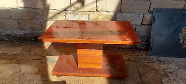 Салонные столы: Mebel: Aşağı profilli qəhvə/çay masası - Material: Taxta əsaslı lövhə — 3