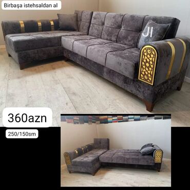 avanqard qonaq desti: Угловой диван, Раскладной, С подъемным механизмом
