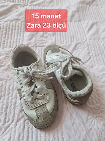 derin dondrcu: Zara uşaq idman ayaqqabısı - Ölçü: 23 - Rəng: ağ və açıq boz tonları — 1
