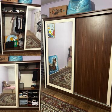 Mətbəx mebeli: İşlənmiş, Kupe, 2 qapılı Düz dolab, Dolab-asılqan
