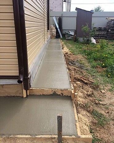 Бетонные работы: Стяжка фундамент Атмостка лестница сделаем. - Устройство монолитных — 5