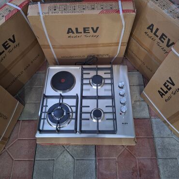 Aspiratorlar: Plitə Alev, Qazlı, Quraşdırılan, 4 gözlü, Yeni