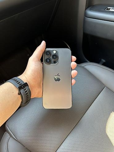 IPhone 14 Pro Max, Б/у, 128 ГБ, Natural Titanium, 81 %