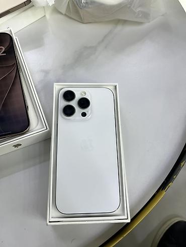 IPhone 16pro 128гб белый цвет коробка документ имеется АКБ 91% ничего