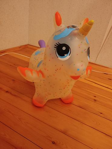 Digər oyuncaqlar: Uşaq üçün şirin “unikorn” formalı at oyuncağı (hopper/bouncy toy).Atın — 2
