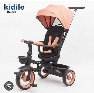 Velosipedlər: Kidilo 3123 uşaq üçtəkərli velosipedi – valideyn idarəetməsi və körpə — 4