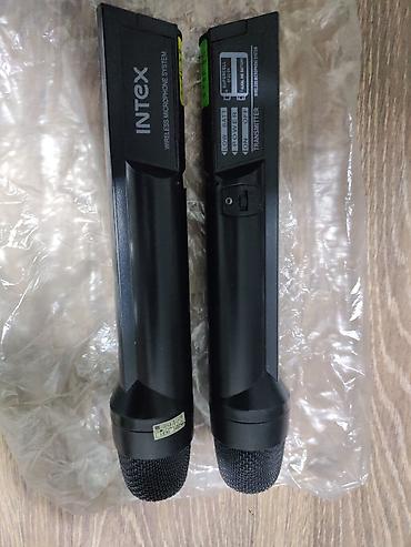 Микрофоны: Məhsul: Intex Wireless Microphone System – əl mikrofonları (2 ədəd) — 5