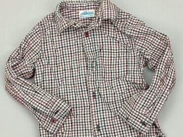 mohito koszula w kratę: Shirt 1.5-2 years, condition - Very good, pattern - Cell, color - Red